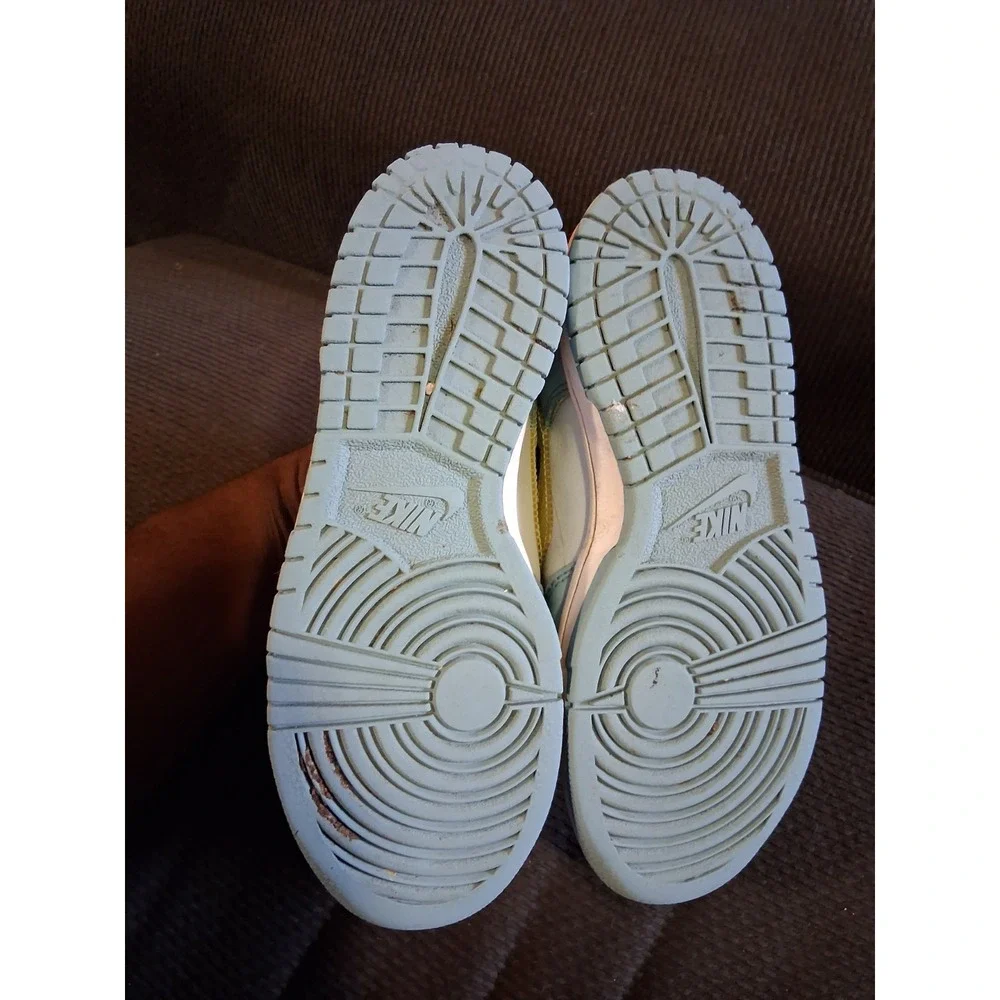 Nike Dunk Low Youth Size 5Y Women 6.5 DH9765-401 Aura Clear Blue Training Shoes - Picture 7 of 8